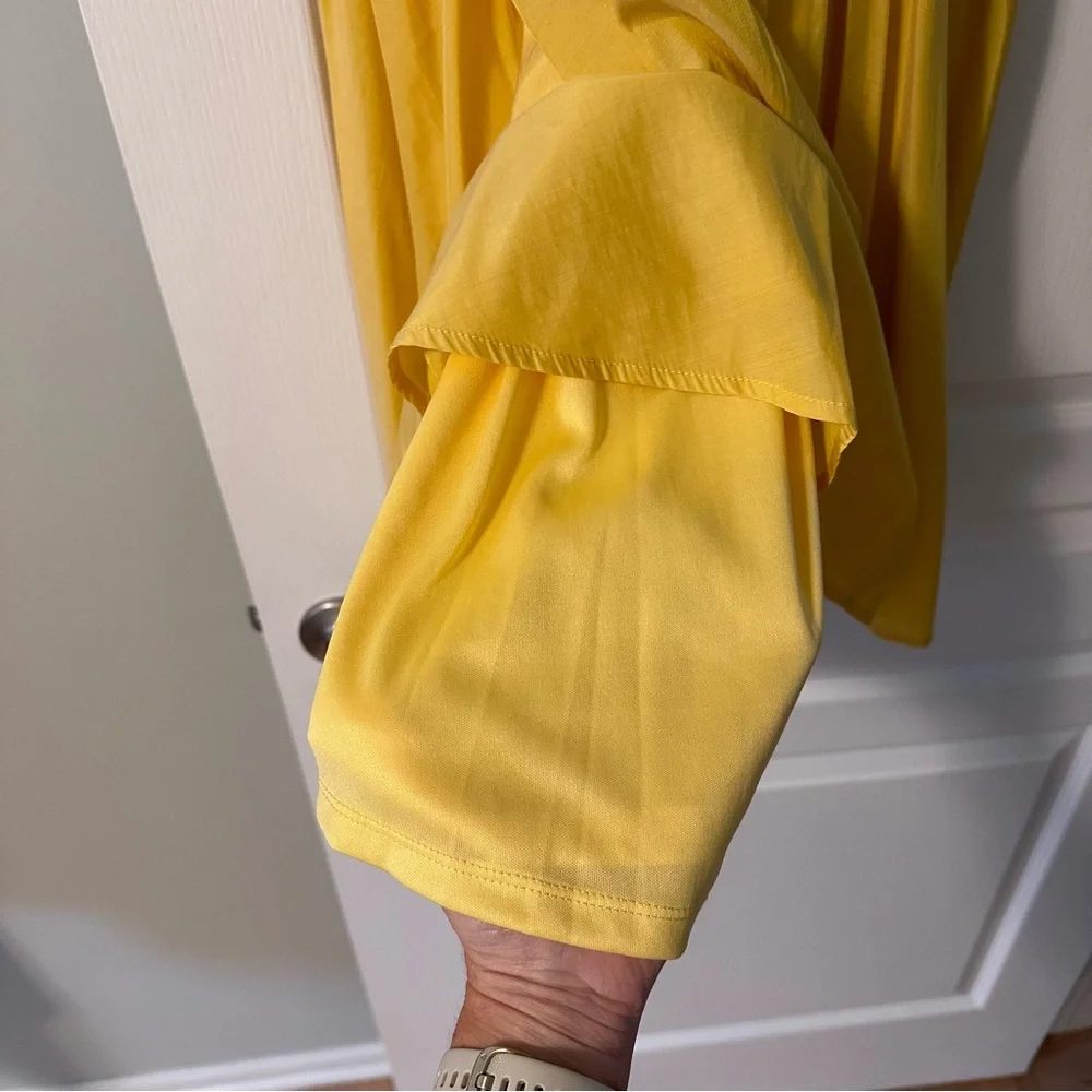 Aura yellow halter dress, size XS - gorgeous! - Picture 4 of 6